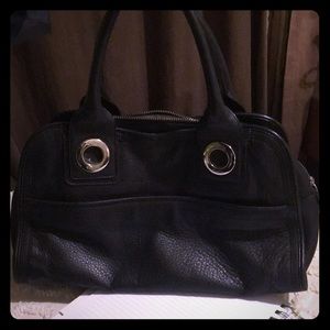 Calvin Klein Leather Satchel Shoulder Bag